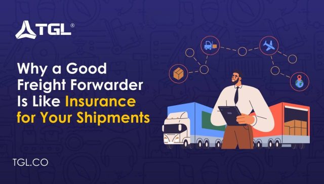 Freight forwarder managing global logistics solutions for safe and timely deliveries