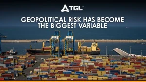 World map highlighting geopolitical risk zones affecting global supply chain routes in 2026