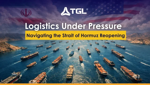 Strait of Hormuz reopening with oil tankers resuming transit through the strategic Middle Eastern shipping route after disruption