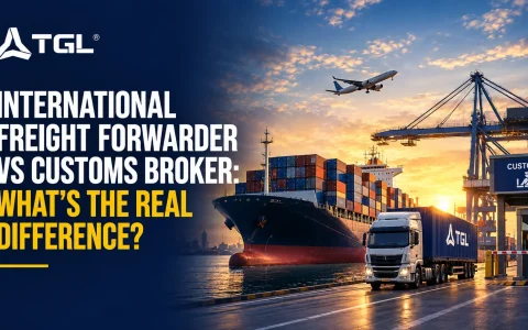 International freight forwarder and customs broker working together on cargo clearance in Australia